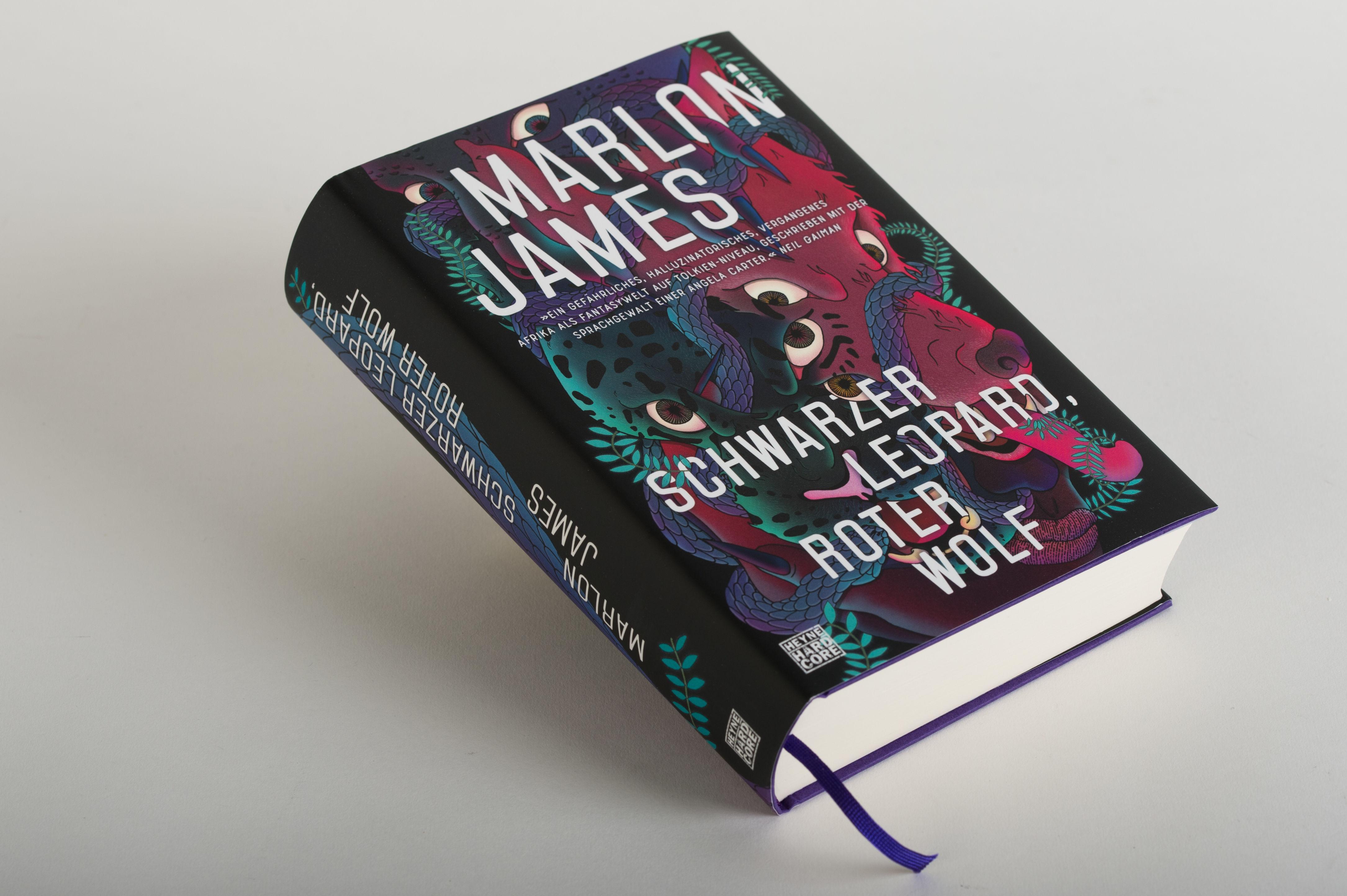 Beispielinhalt (Bild) Schwarzer Leopard, roter Wolf