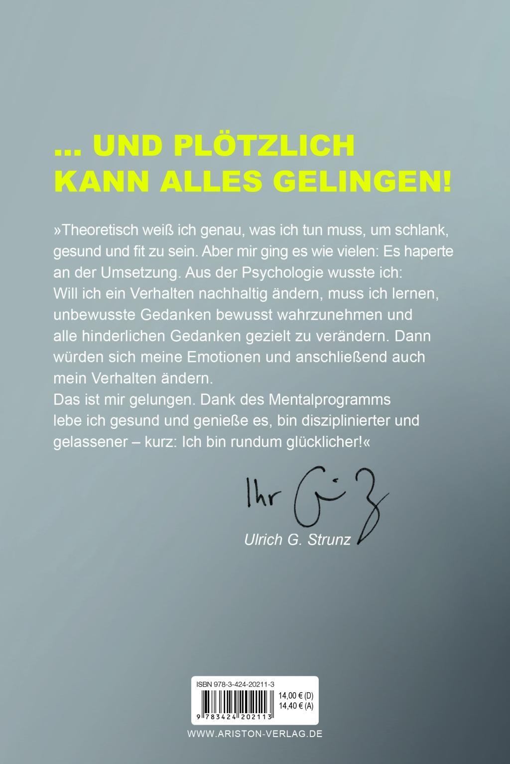 Beispielinhalt (Bild) Arsch hoch beginnt im Kopf