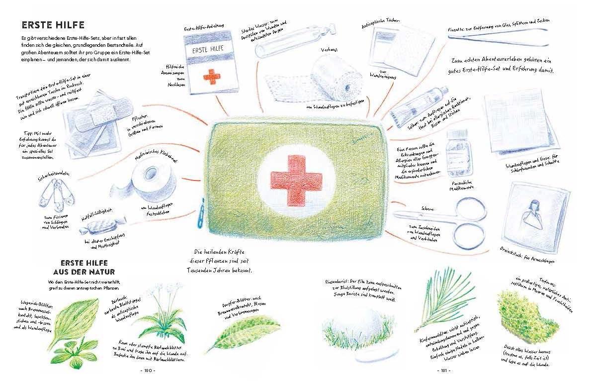 Beispielinhalt (Bild) The Big Book of Adventure (dt.)