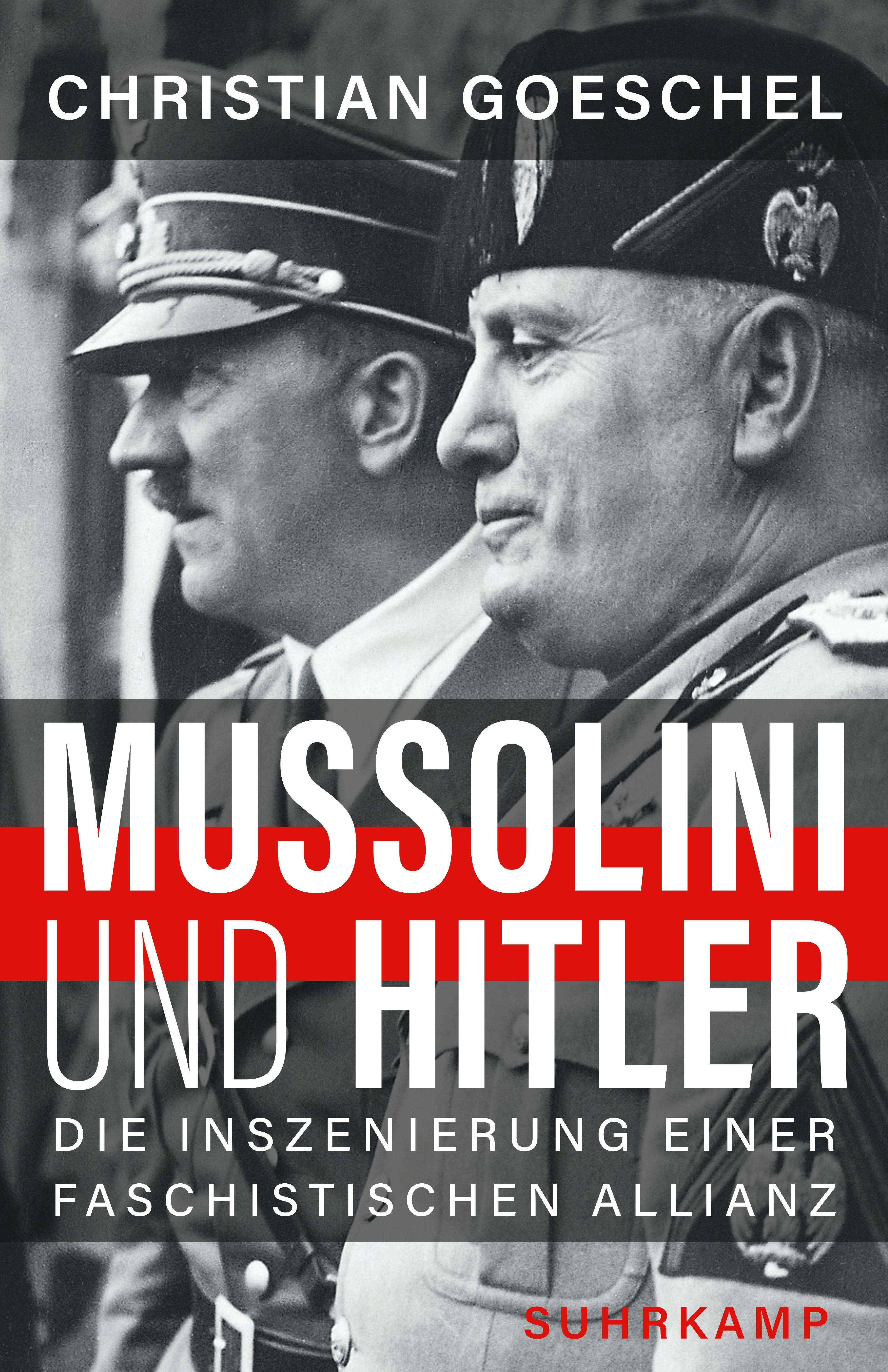 Vorderes Coverbild Mussolini und Hitler