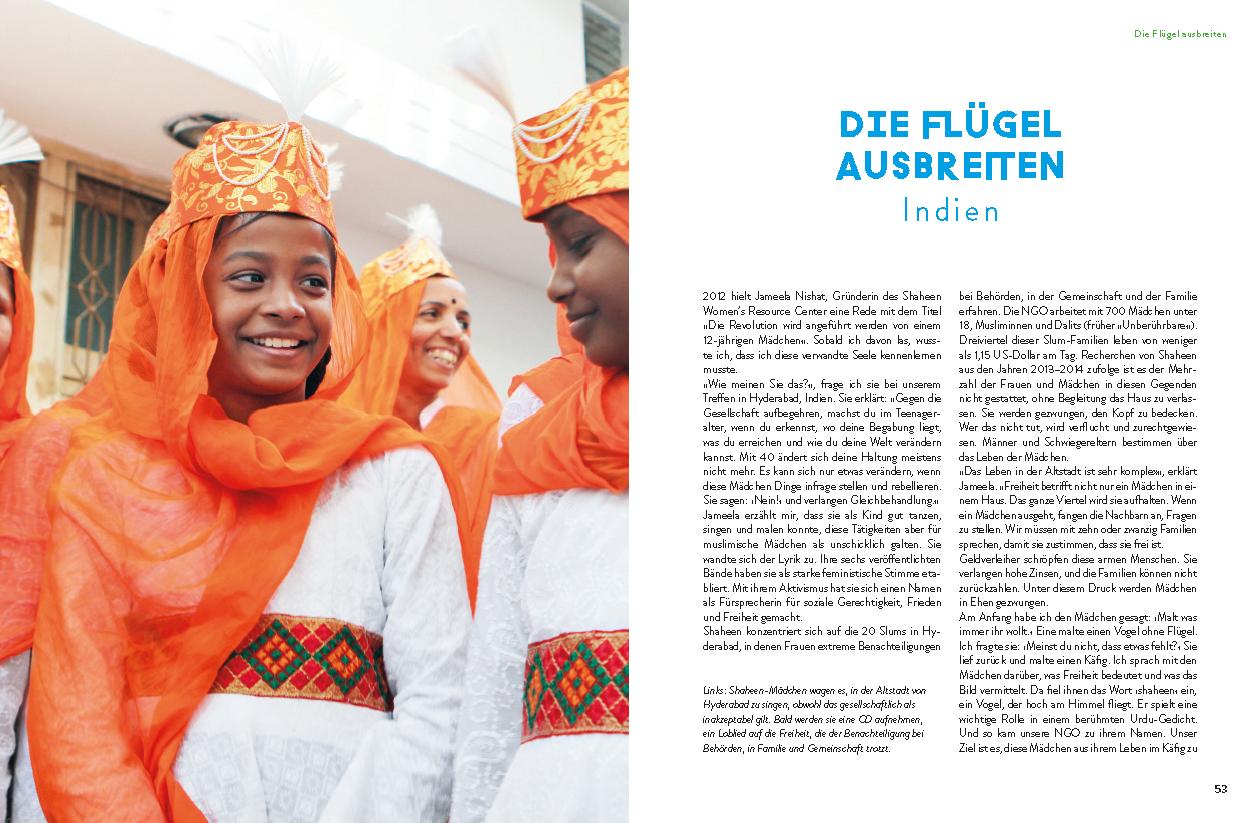 Beispielinhalt (Bild) Wonder Girls. Unsere Reise zu den mutigsten Mädchen der Welt