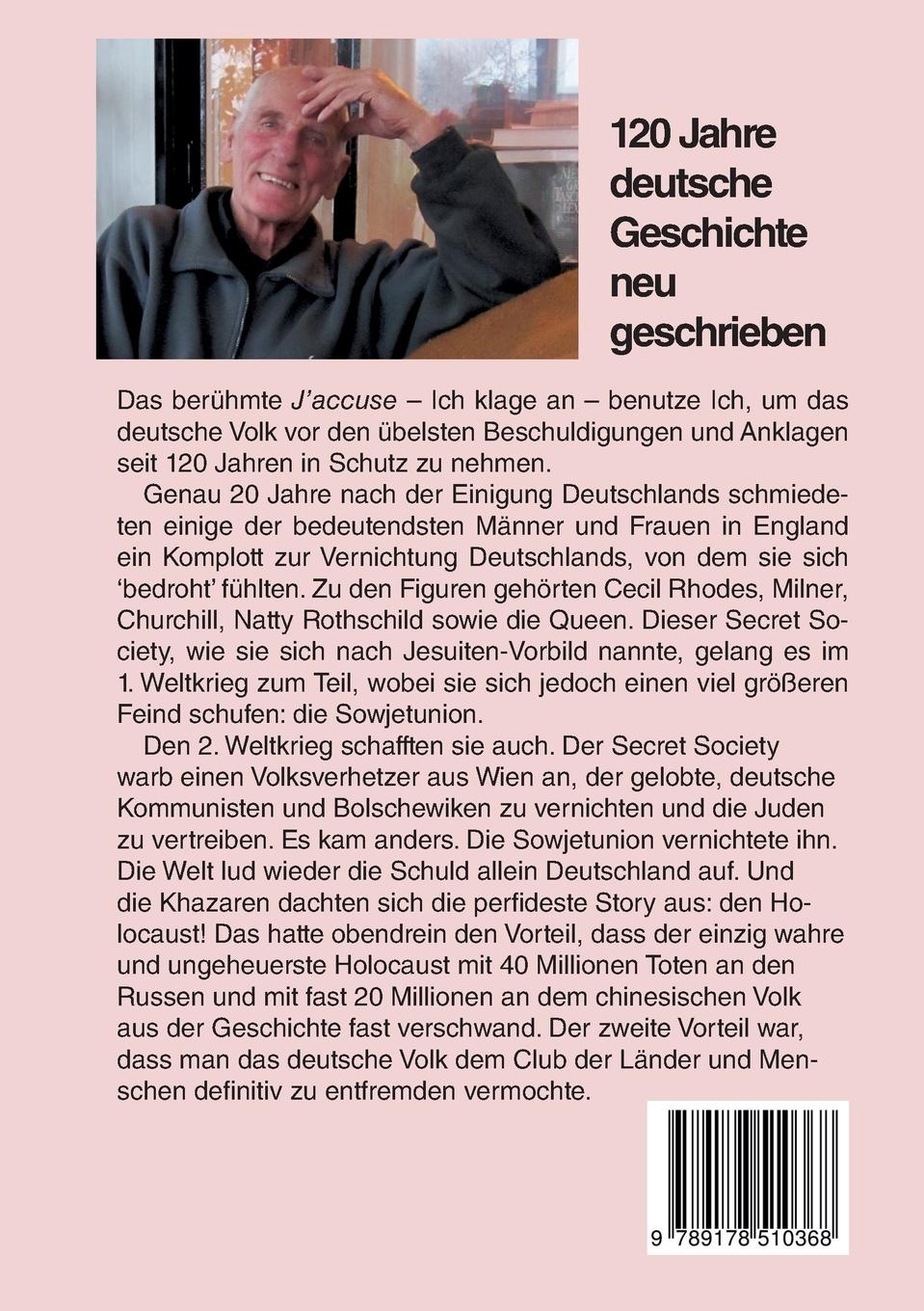 Rückseitencover Die verhassten Deutschen