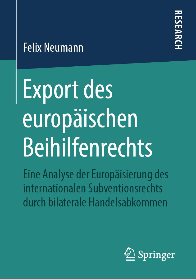 Vorderes Coverbild Export des europäischen Beihilfenrechts