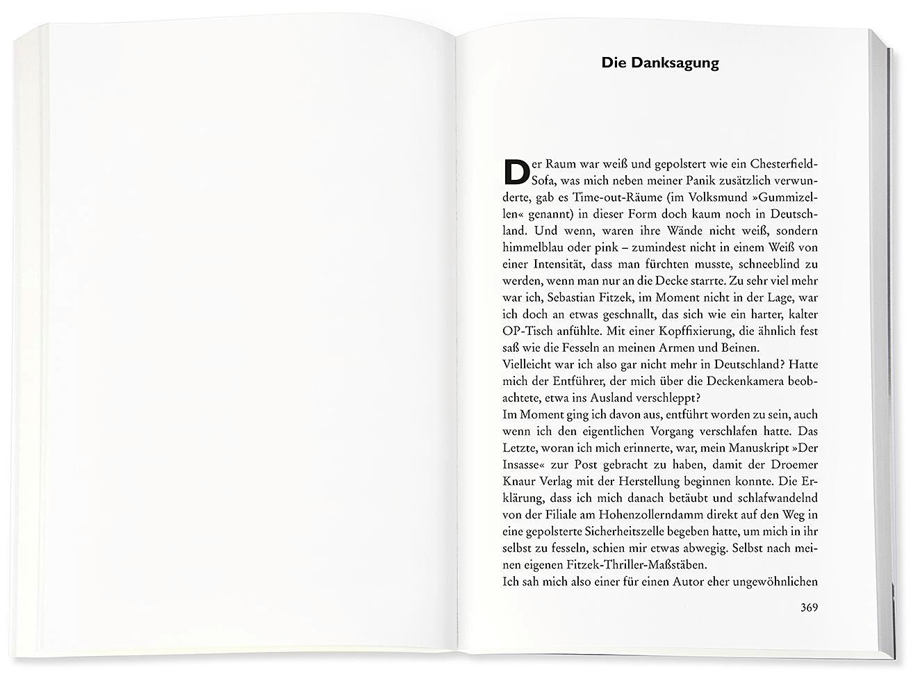 Beispielinhalt (Bild) Der Insasse