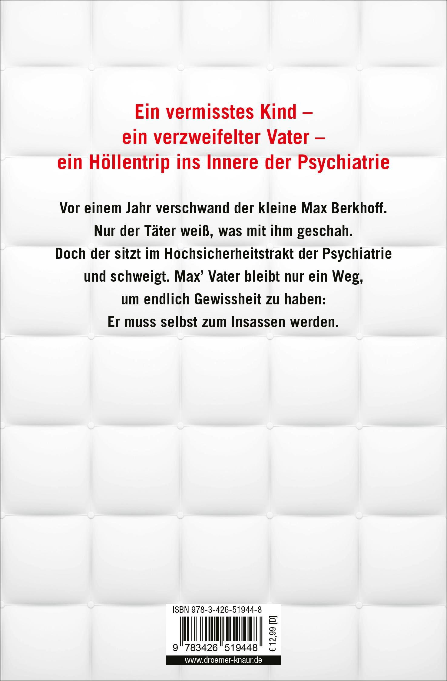 Rückseitencover Der Insasse