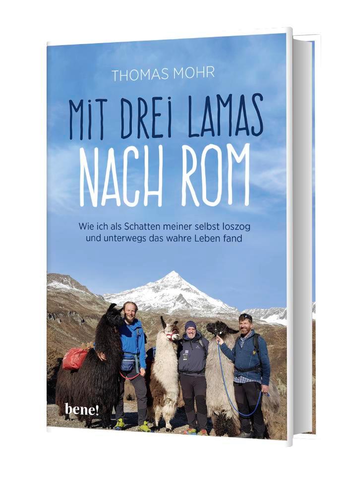 Beispielinhalt (Bild) Mit drei Lamas nach Rom