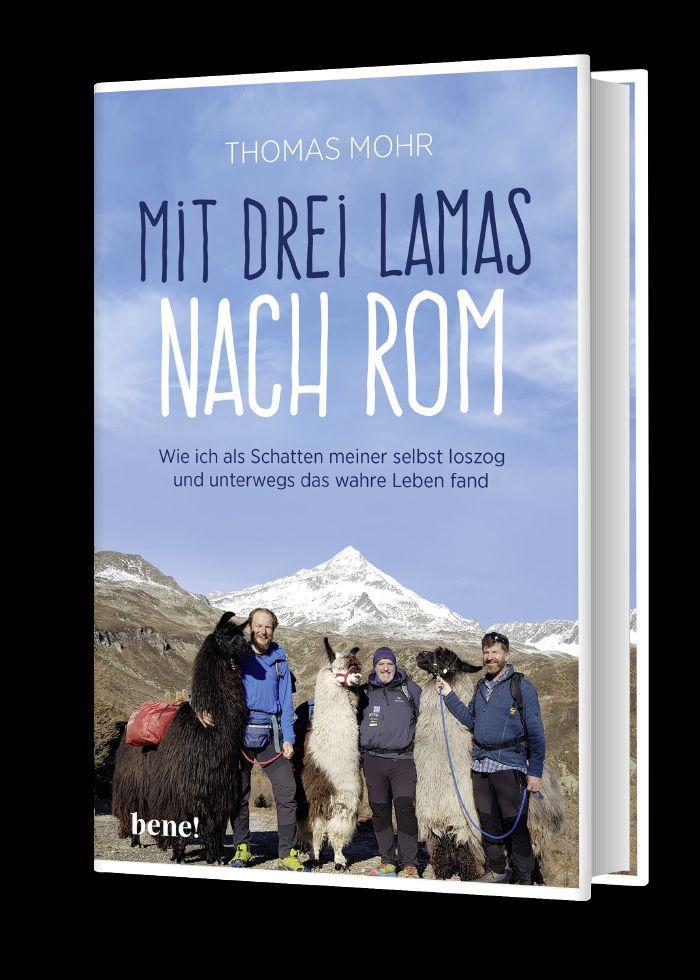 Beispielinhalt (Bild) Mit drei Lamas nach Rom