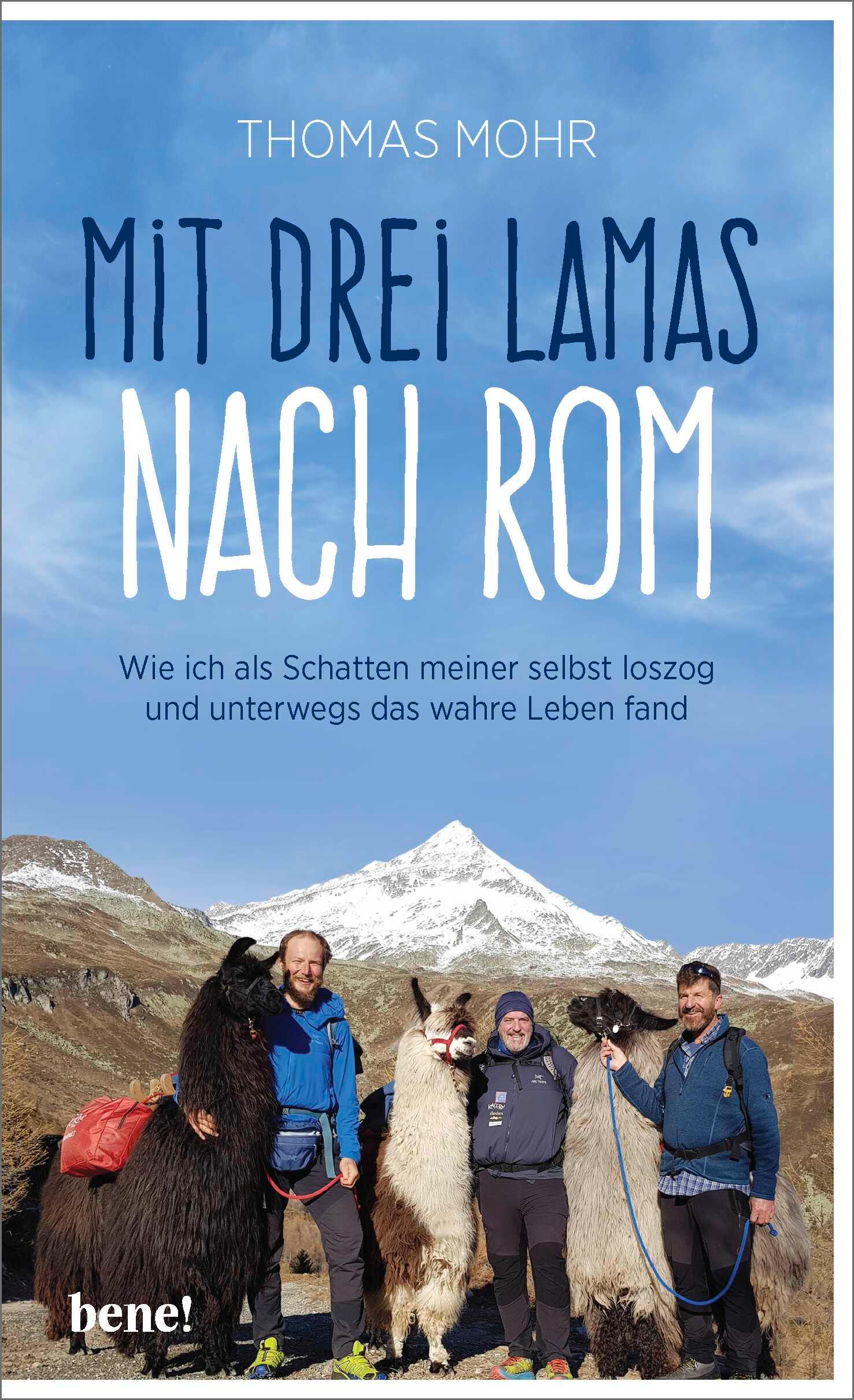 Vorderes Coverbild Mit drei Lamas nach Rom