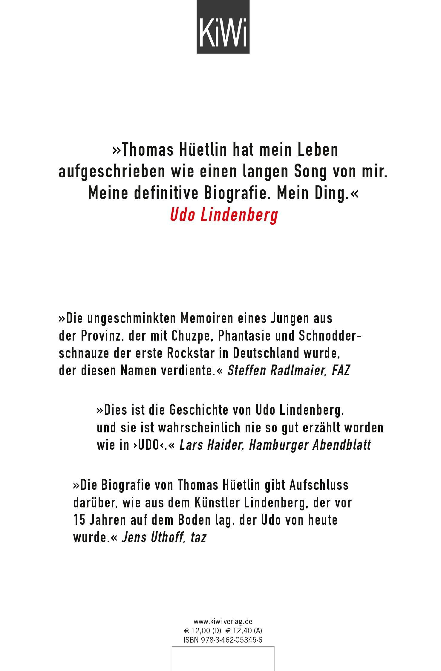 Rückseitencover Udo