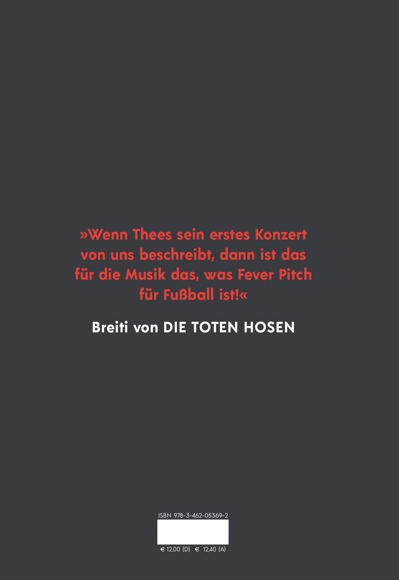 Rückseitencover Thees Uhlmann über Die Toten Hosen