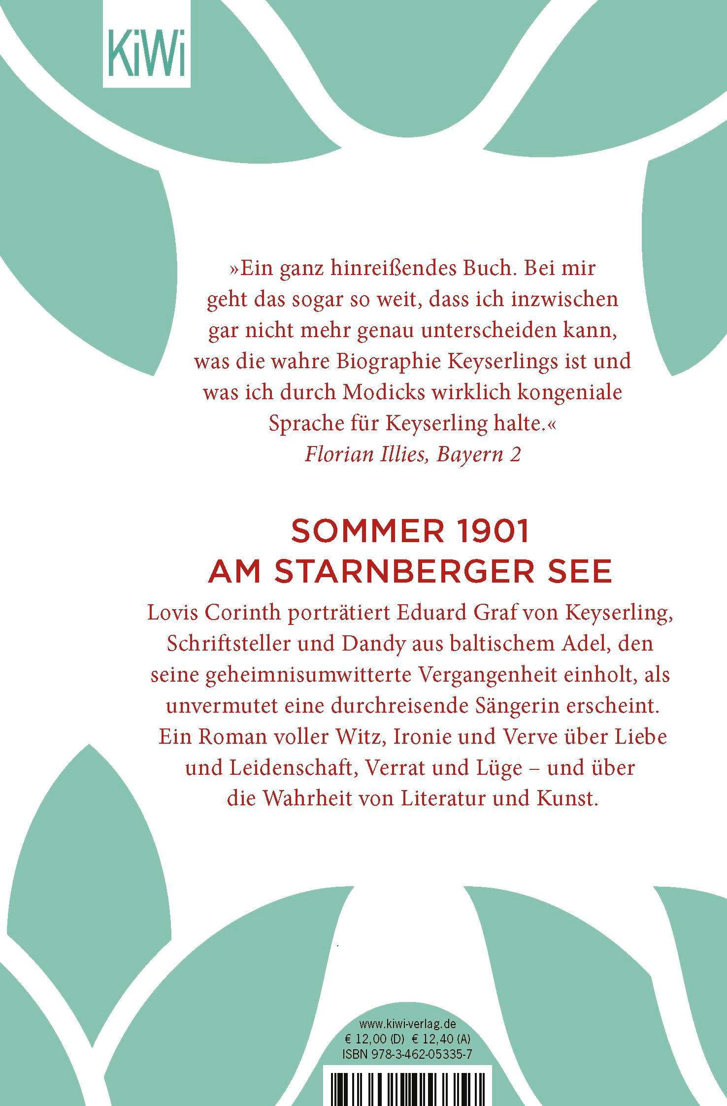 Rückseitencover Keyserlings Geheimnis