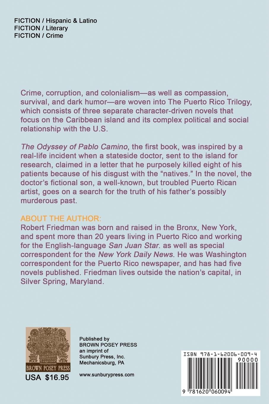Rückseitencover The Odyssey of Pablo Camino