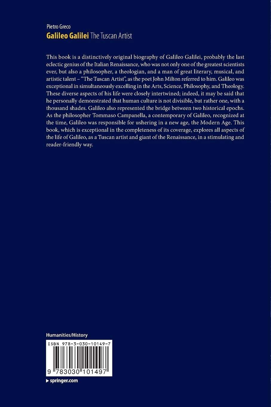 Rückseitencover Galileo Galilei, The Tuscan Artist