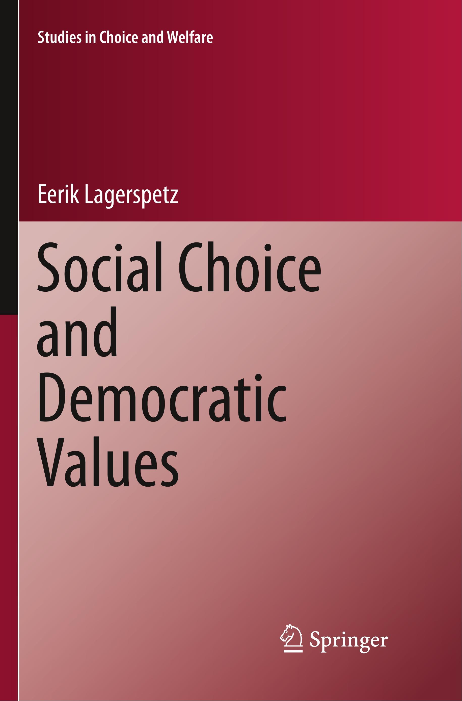Vorderes Coverbild Social Choice and Democratic Values