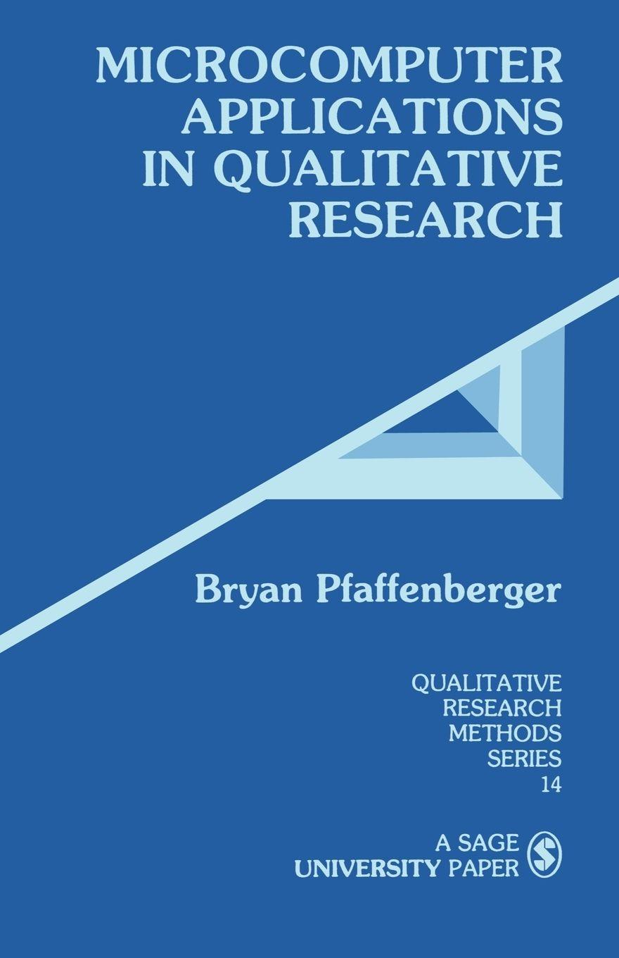 Vorderes Coverbild Microcomputer Applications in Qualitative Research