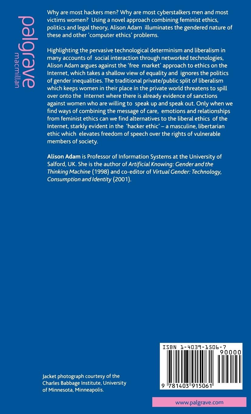Rückseitencover Gender, Ethics and Information Technology