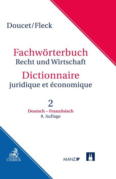 Vorderes Coverbild Fachwörterbuch Recht und Wirtschaft  Band 2: Deutsch-Französisch