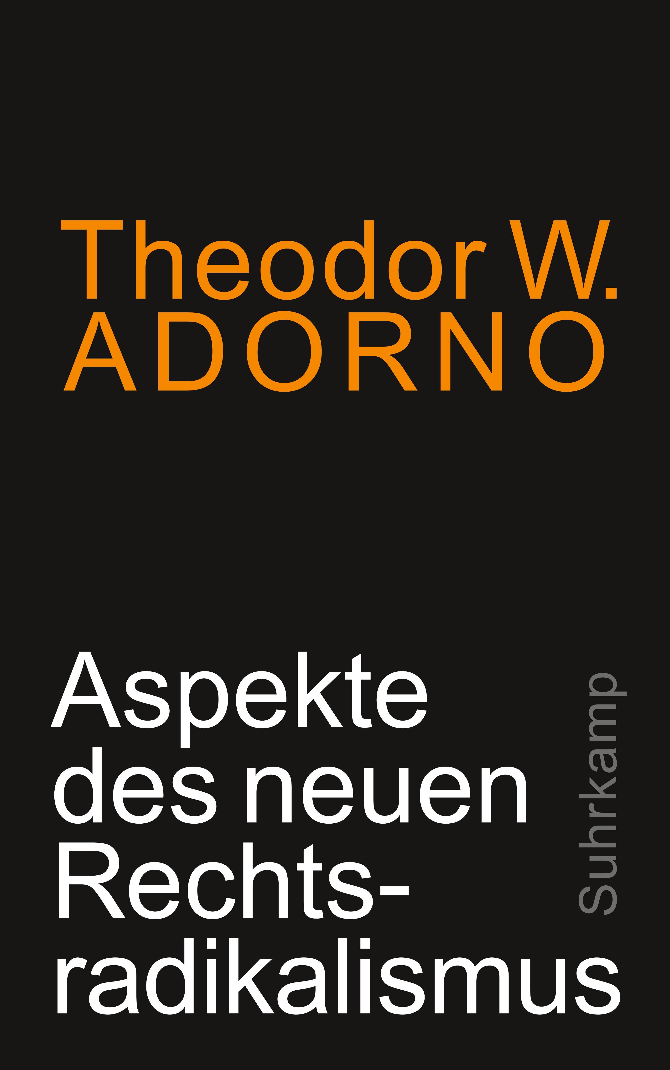 Vorderes Coverbild Aspekte des neuen Rechtsradikalismus