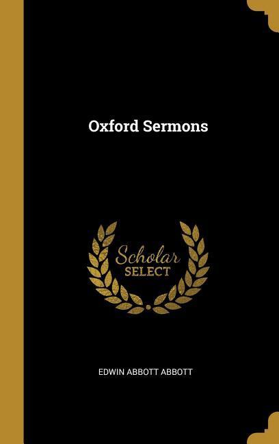 Vorderes Coverbild Oxford Sermons