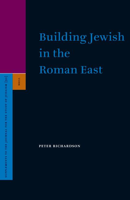 Vorderes Coverbild Building Jewish in the Roman East
