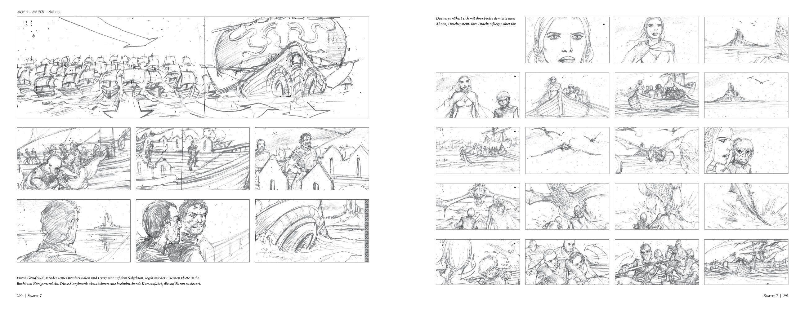 Beispielinhalt (Bild) Game of Thrones - Die Storyboards