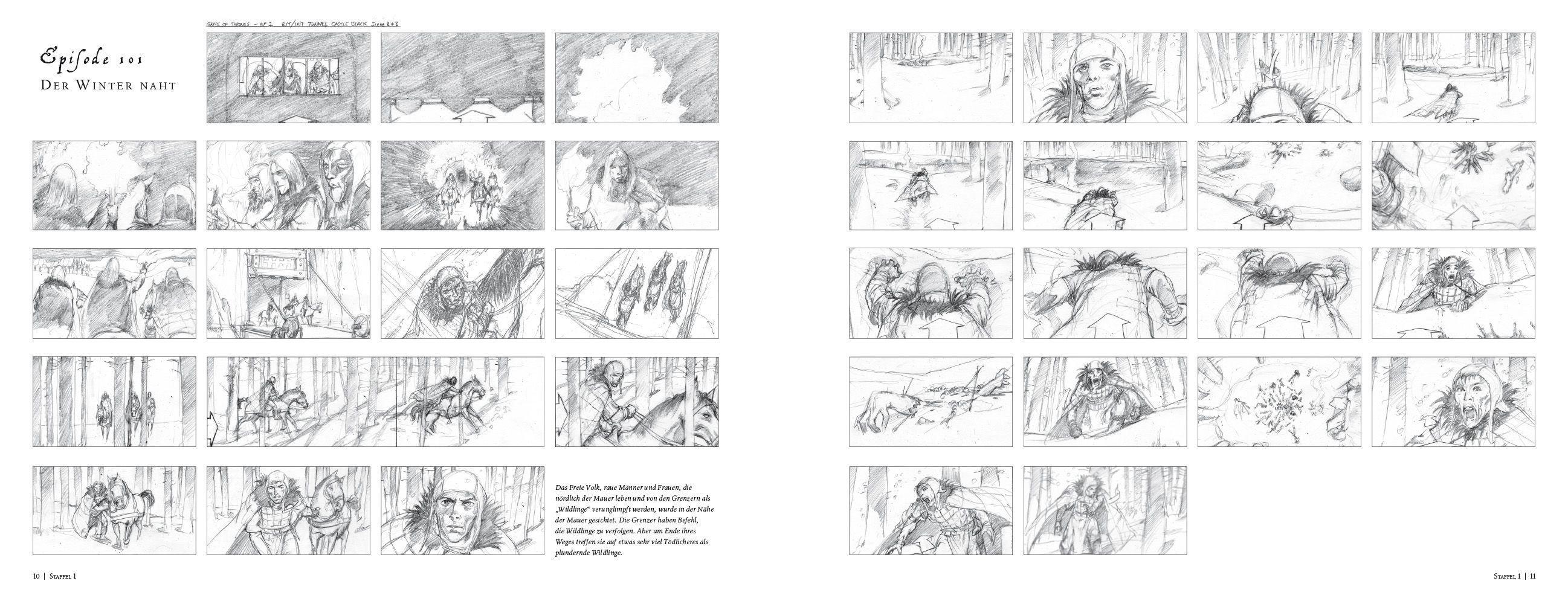 Beispielinhalt (Bild) Game of Thrones - Die Storyboards