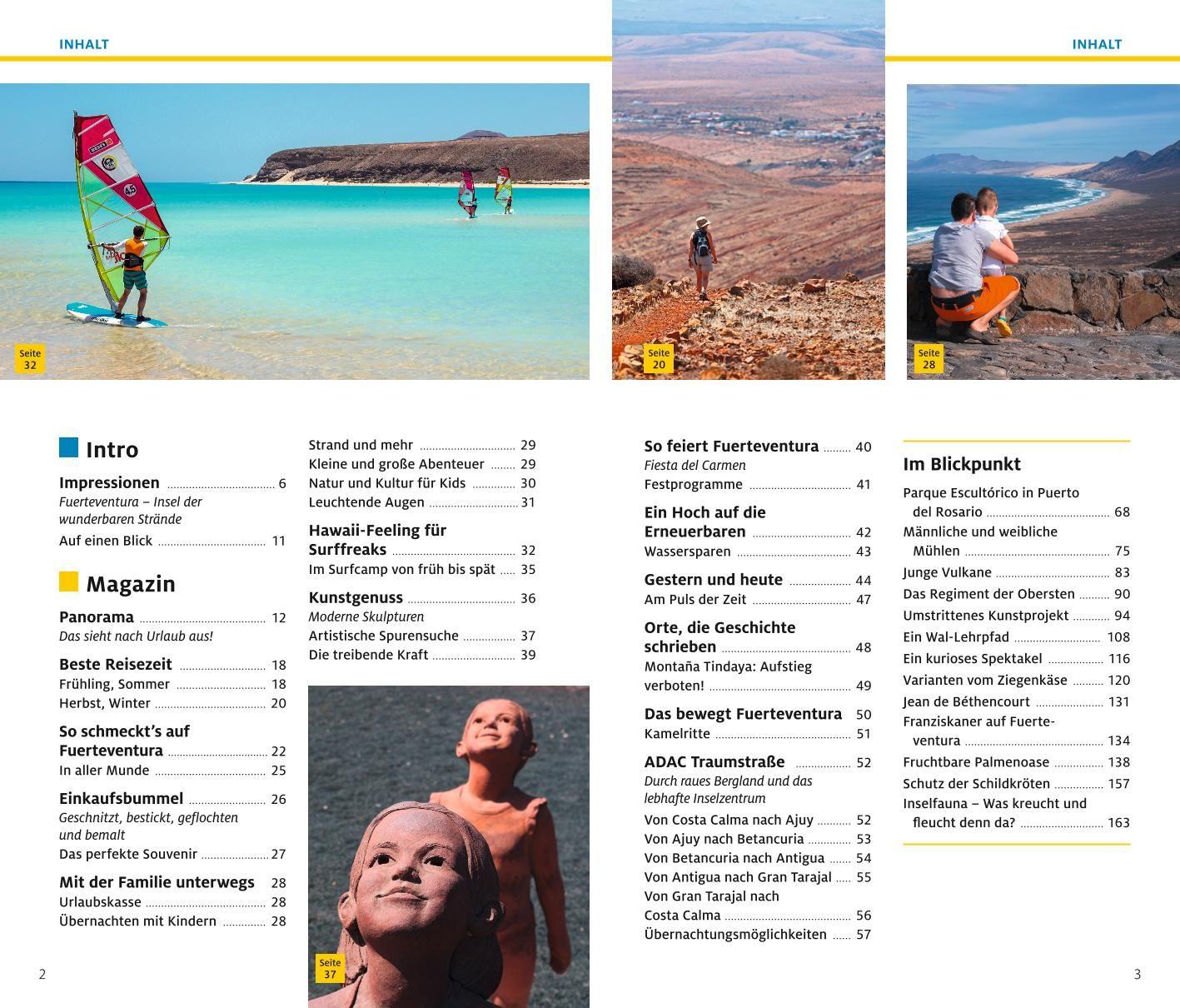 Beispielinhalt (Bild) ADAC Reiseführer plus Fuerteventura
