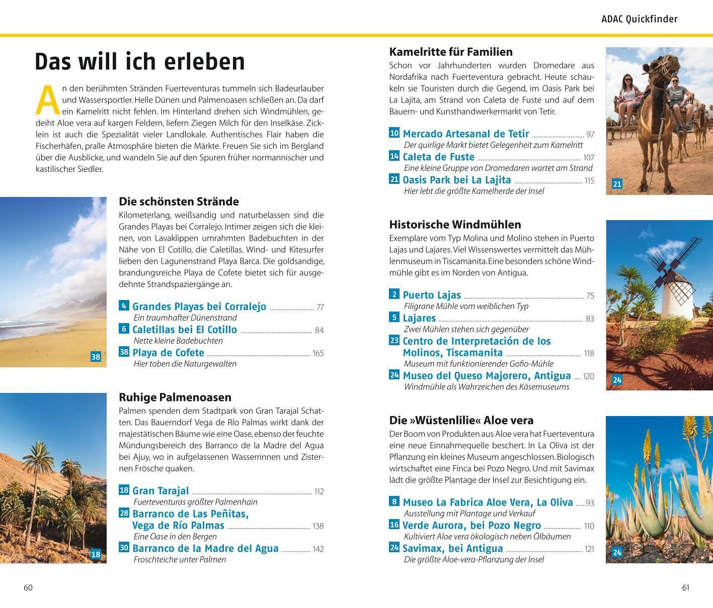 Beispielinhalt (Bild) ADAC Reiseführer plus Fuerteventura