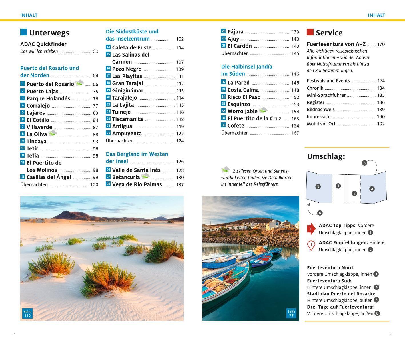 Beispielinhalt (Bild) ADAC Reiseführer plus Fuerteventura