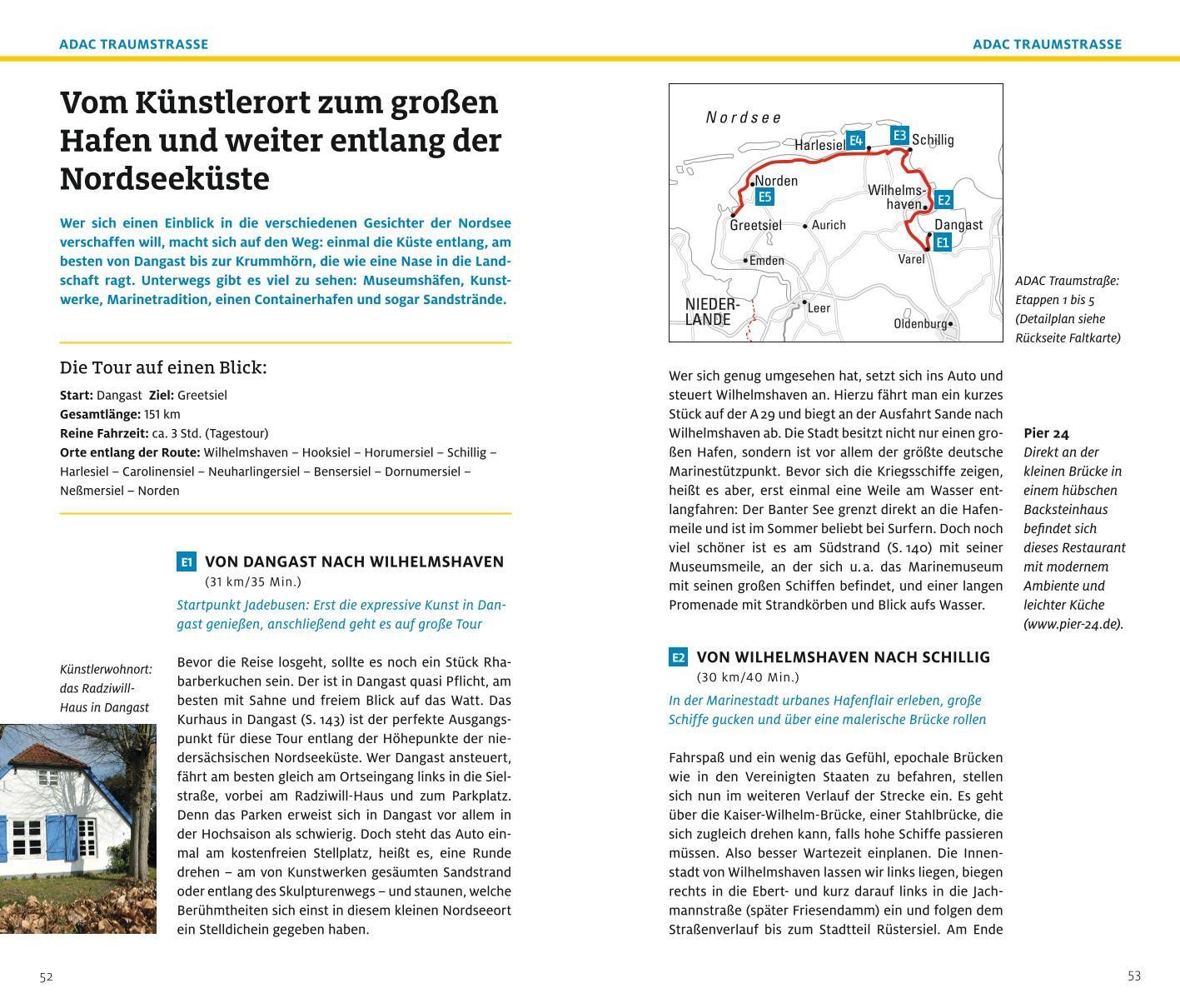 Beispielinhalt (Bild) ADAC Reiseführer plus Ostfriesland und Ostfriesische Inseln