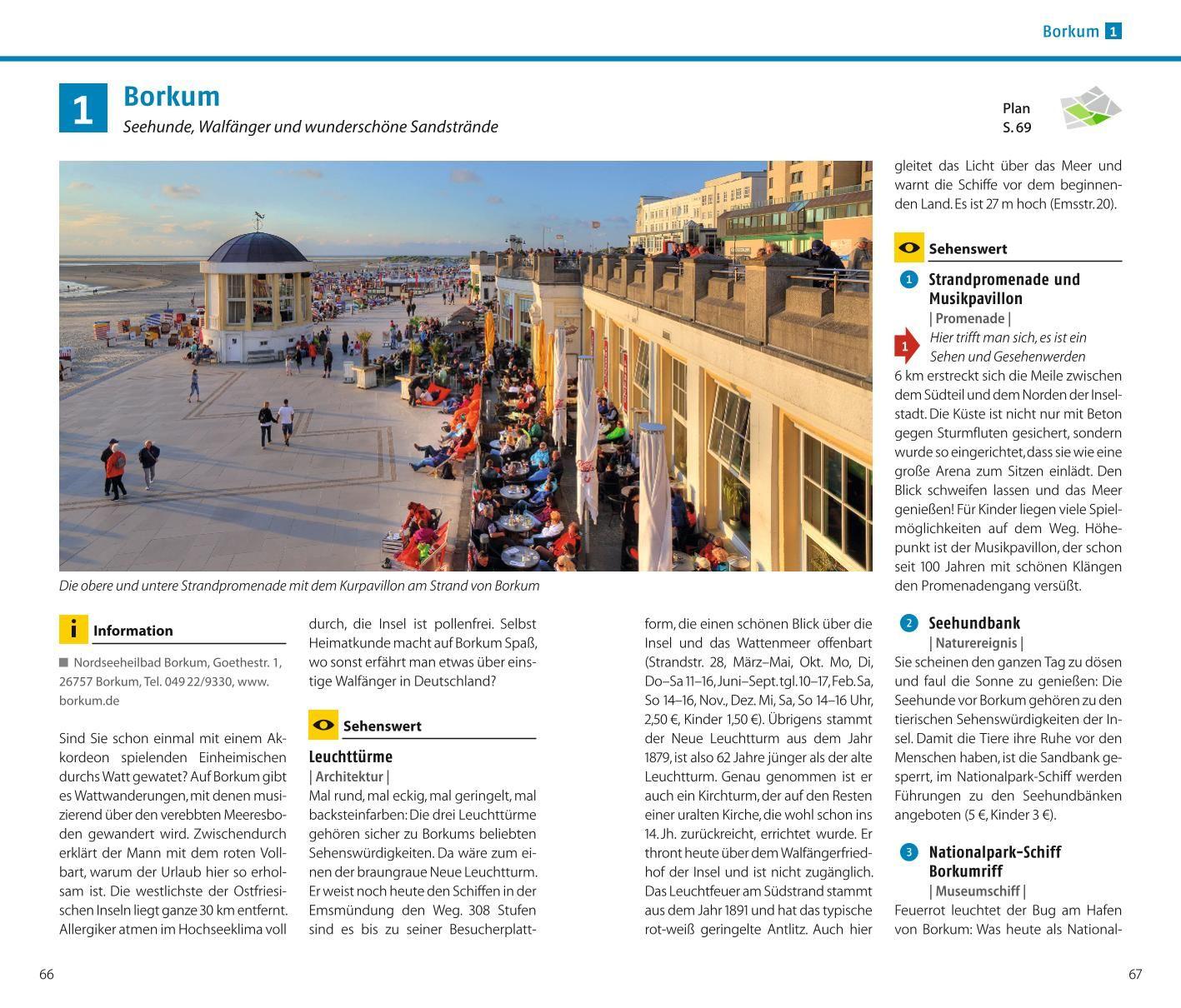 Beispielinhalt (Bild) ADAC Reiseführer plus Ostfriesland und Ostfriesische Inseln