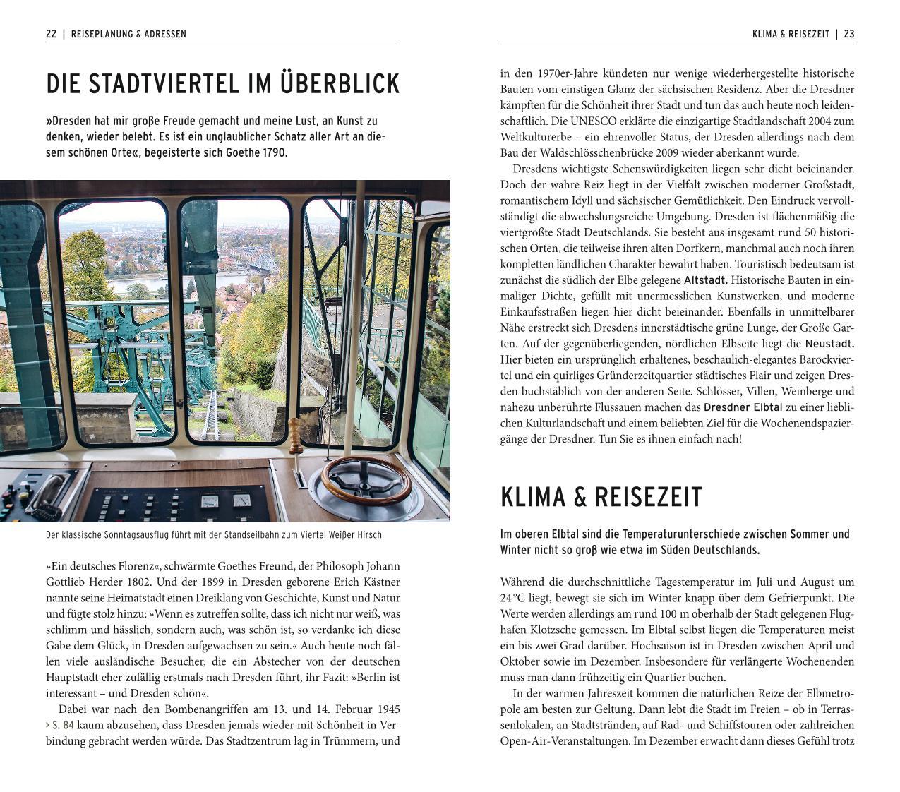 Beispielinhalt (Bild) POLYGLOTT on tour Reiseführer Dresden