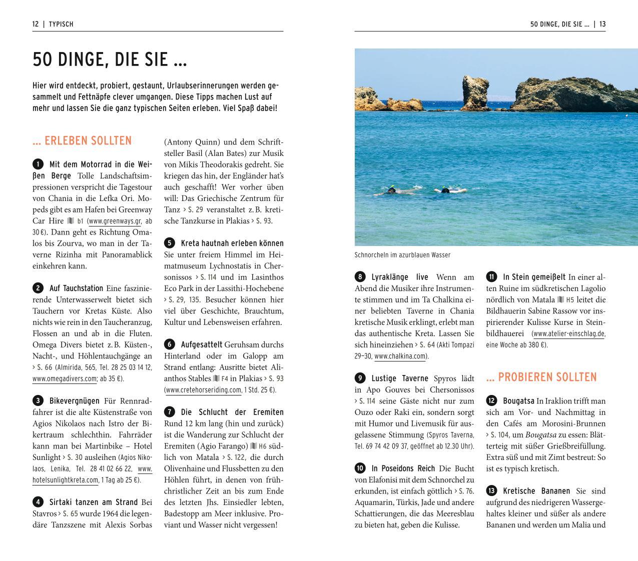 Beispielinhalt (Bild) POLYGLOTT on tour Reiseführer Kreta