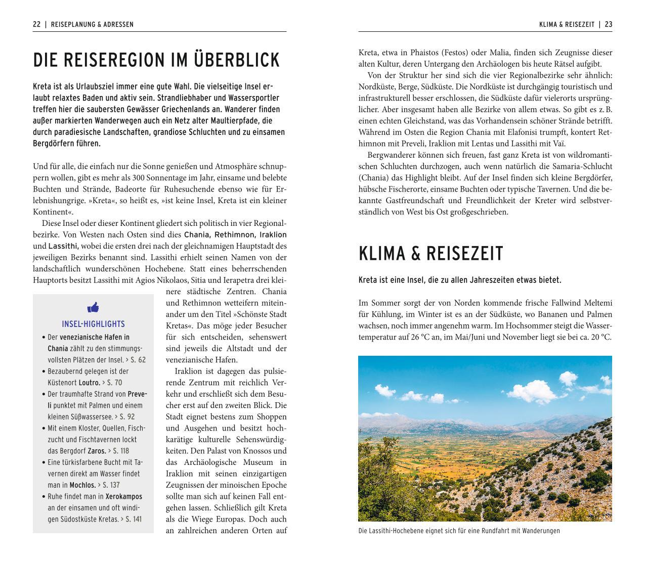 Beispielinhalt (Bild) POLYGLOTT on tour Reiseführer Kreta