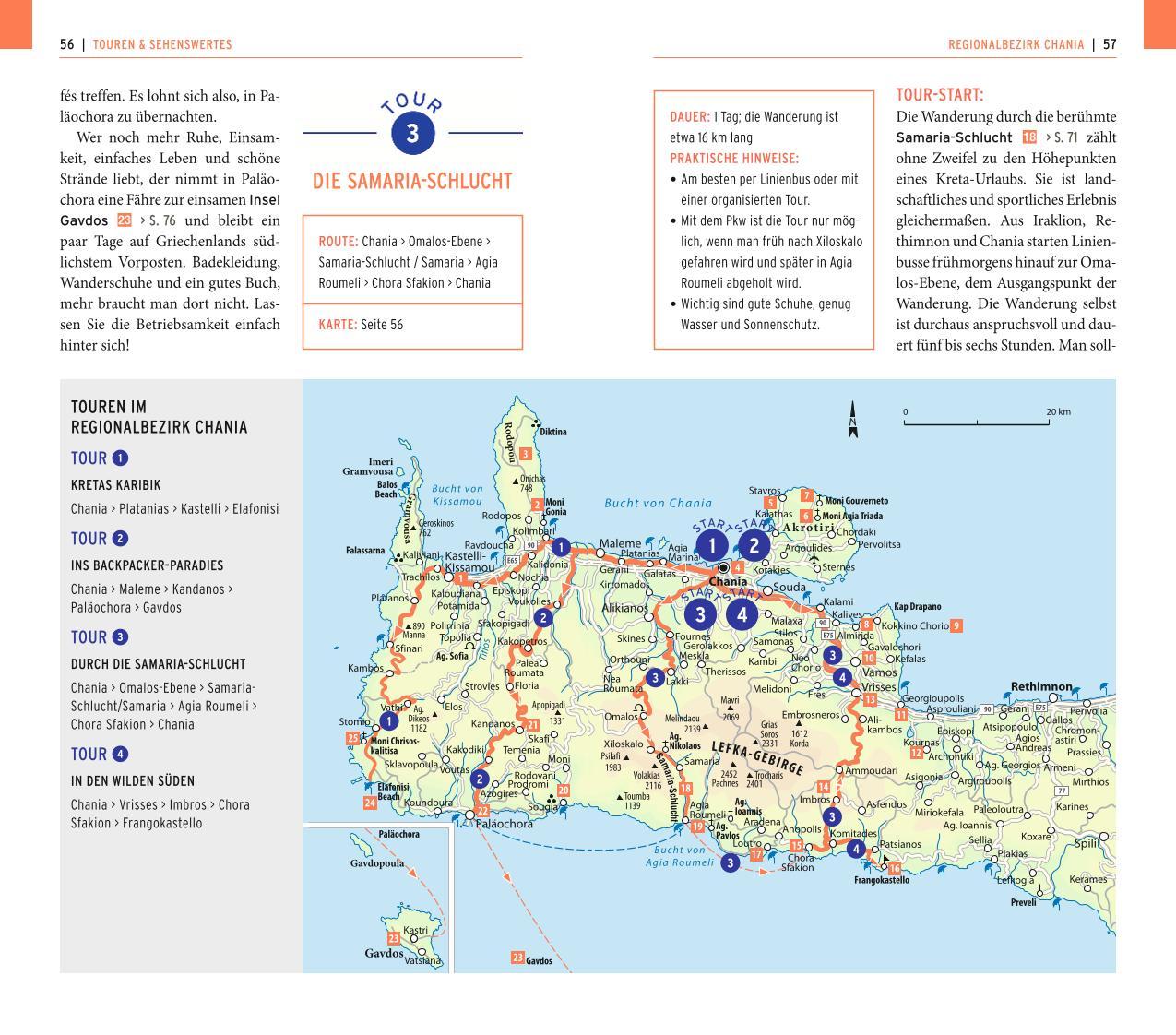 Beispielinhalt (Bild) POLYGLOTT on tour Reiseführer Kreta