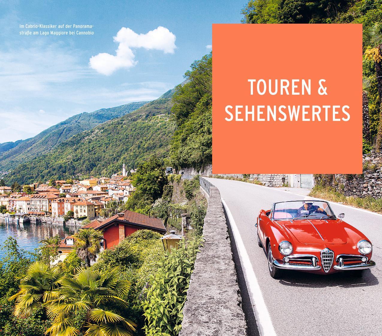 Beispielinhalt (Bild) POLYGLOTT on tour Reiseführer Lago Maggiore, Luganer & Comer See
