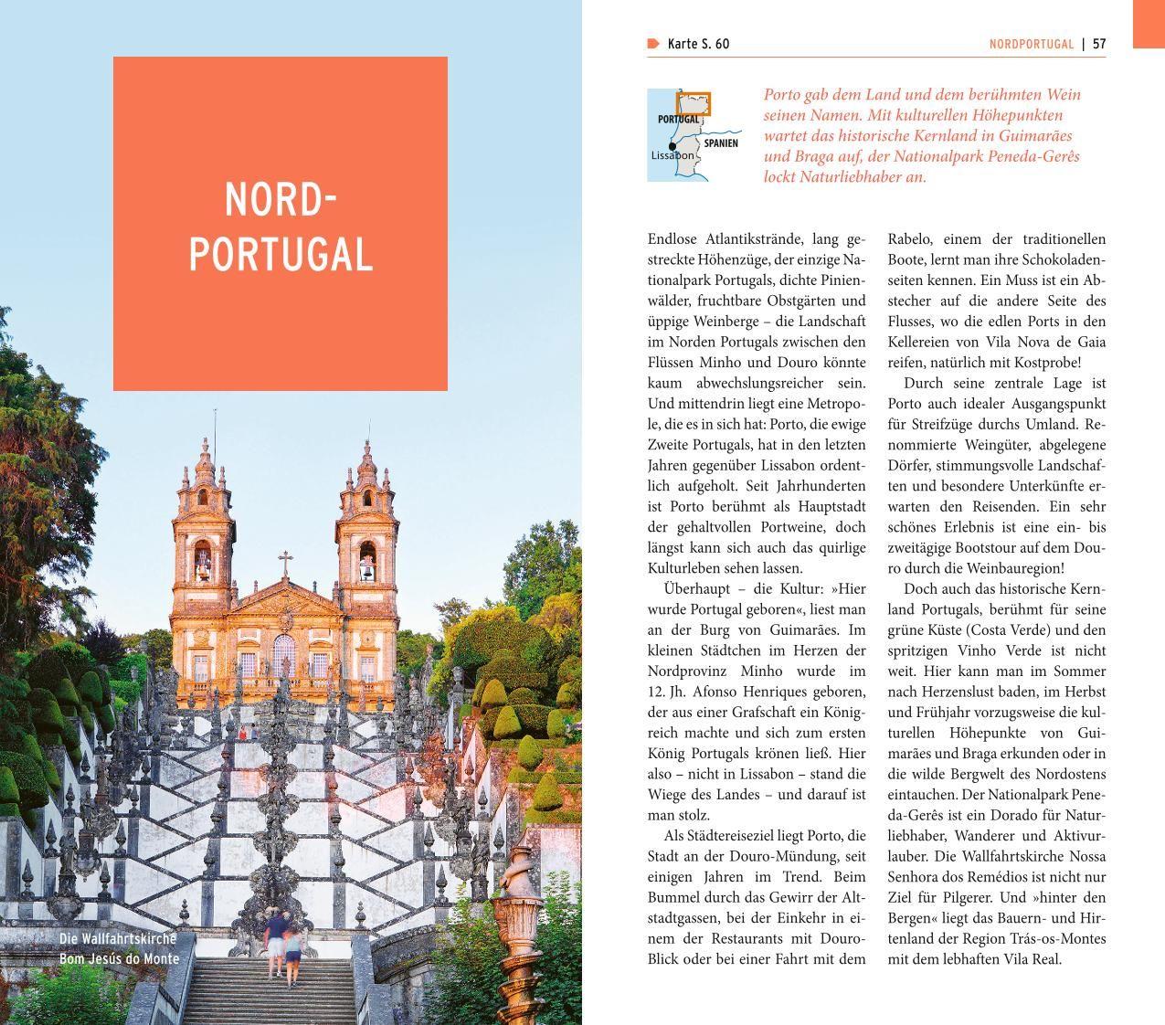 Beispielinhalt (Bild) POLYGLOTT on tour Reiseführer Portugal