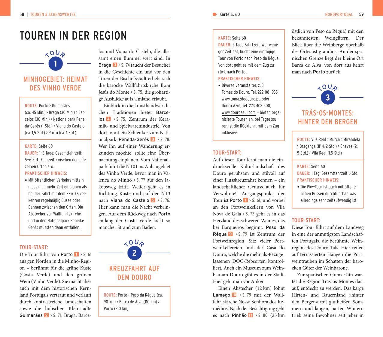 Beispielinhalt (Bild) POLYGLOTT on tour Reiseführer Portugal