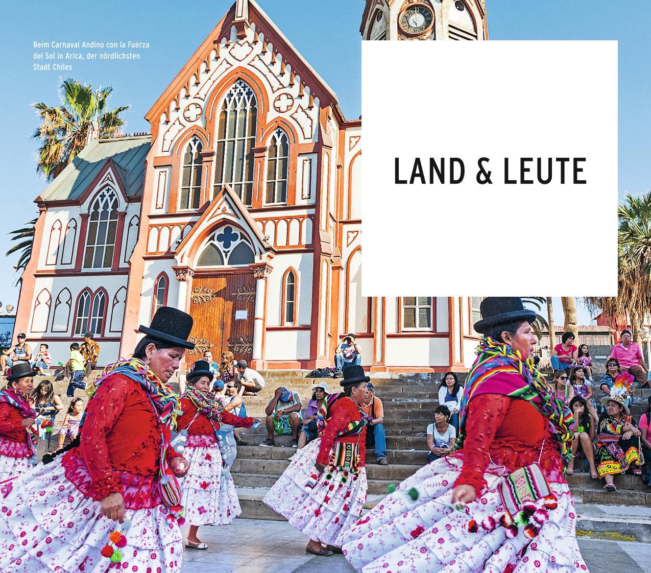 Beispielinhalt (Bild) POLYGLOTT on tour Reiseführer Chile