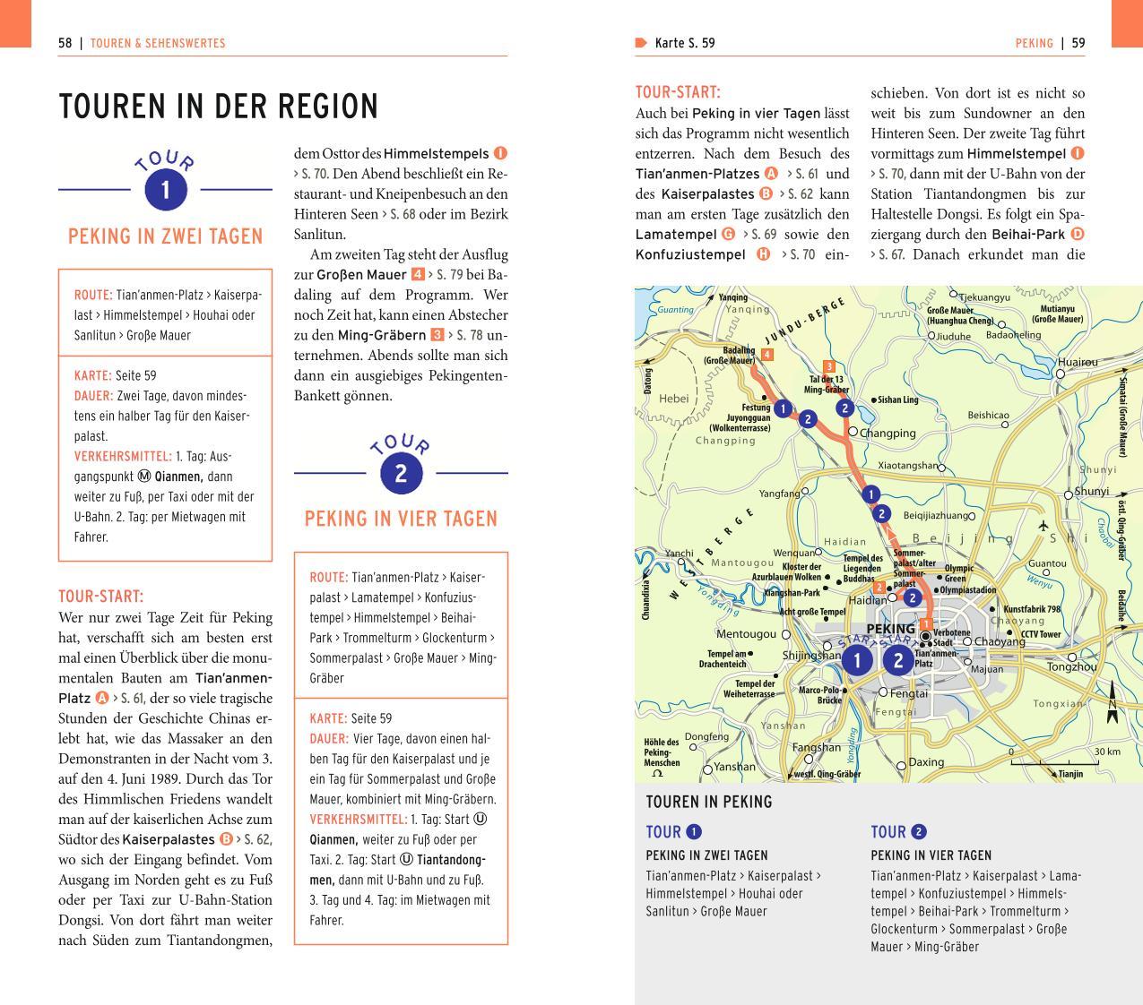 Beispielinhalt (Bild) POLYGLOTT on tour Reiseführer China