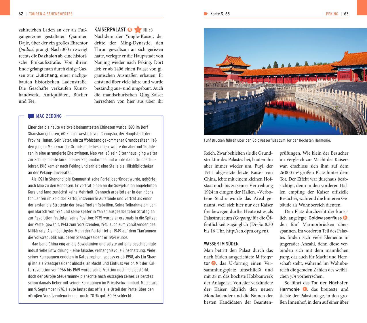Beispielinhalt (Bild) POLYGLOTT on tour Reiseführer China