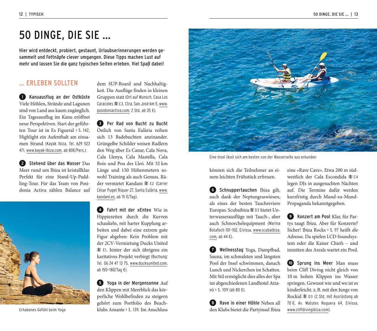 Beispielinhalt (Bild) POLYGLOTT on tour Reiseführer Ibiza