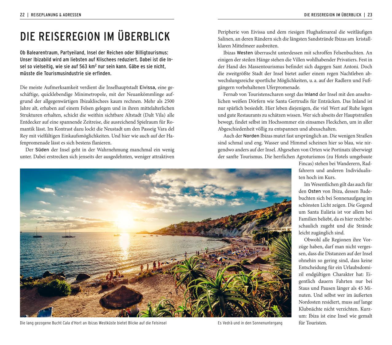 Beispielinhalt (Bild) POLYGLOTT on tour Reiseführer Ibiza