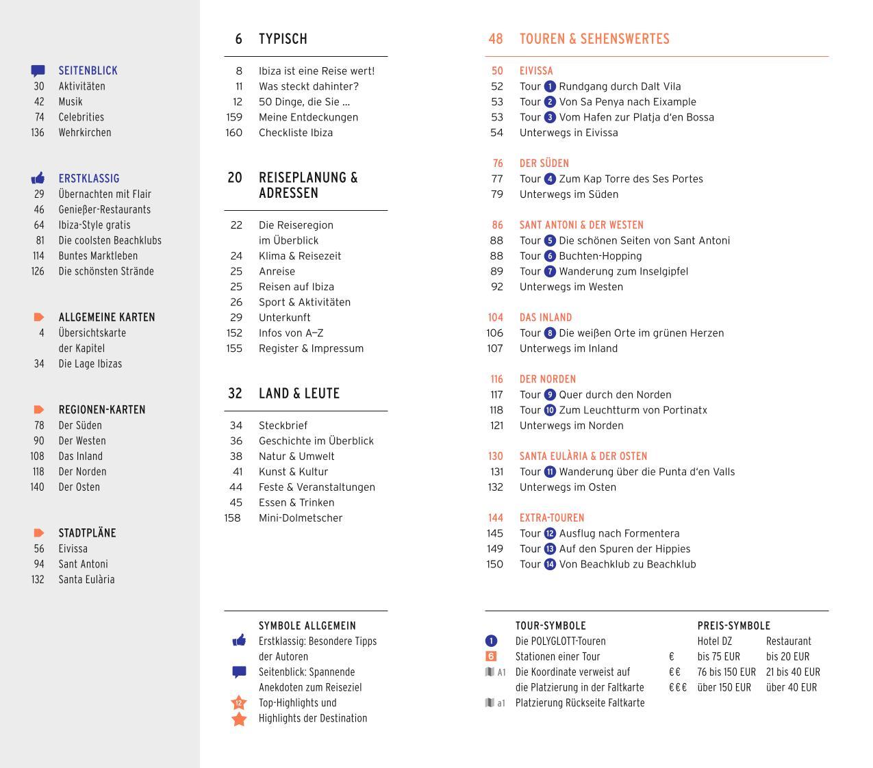 Beispielinhalt (Bild) POLYGLOTT on tour Reiseführer Ibiza