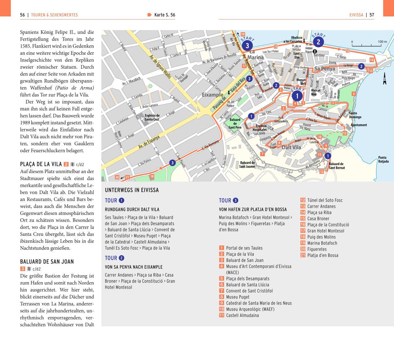 Beispielinhalt (Bild) POLYGLOTT on tour Reiseführer Ibiza