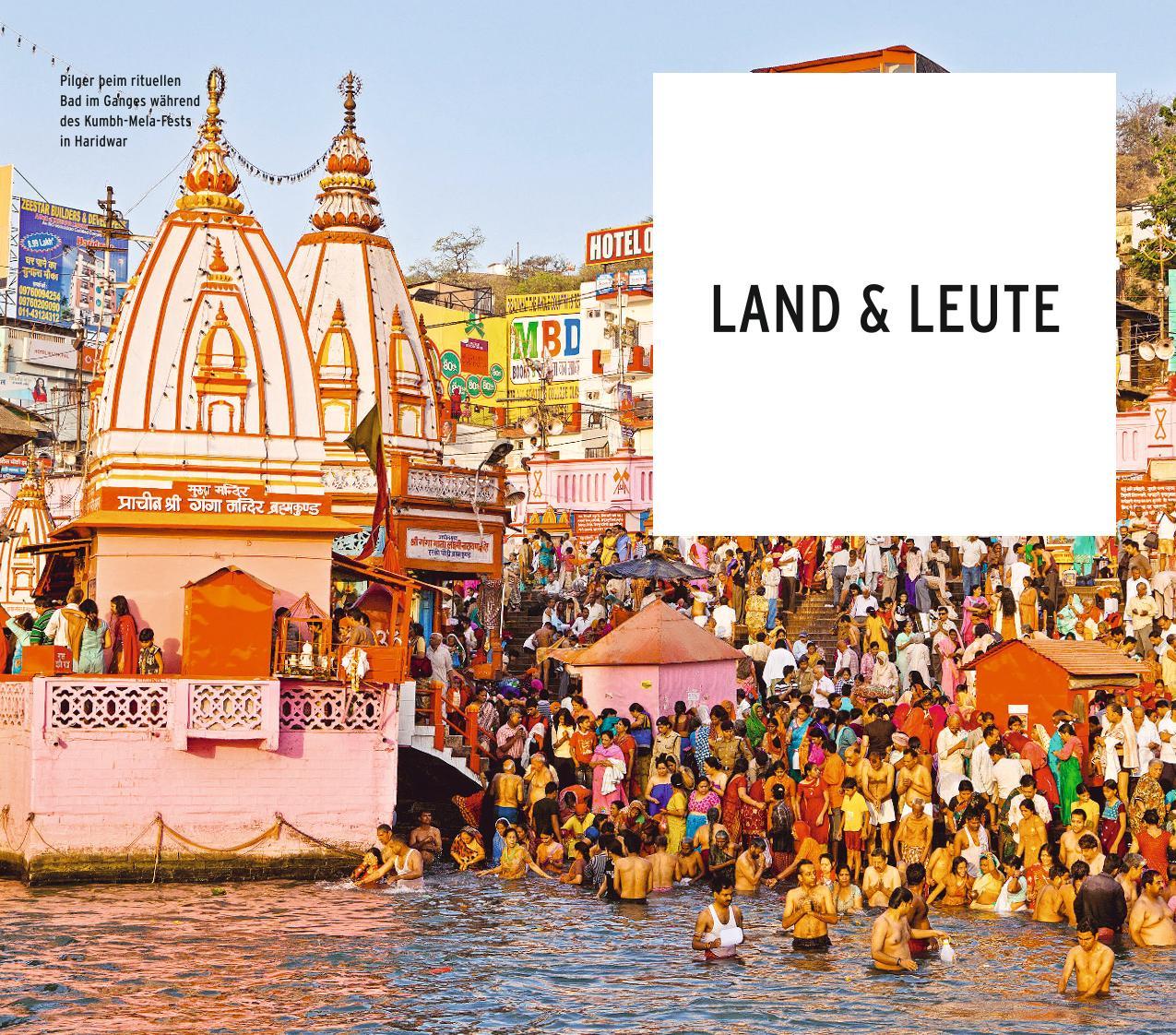 Beispielinhalt (Bild) POLYGLOTT on tour Reiseführer Indien