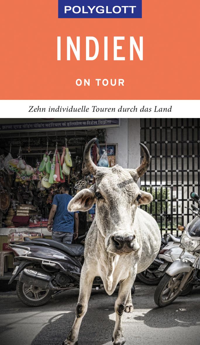 Vorderes Coverbild POLYGLOTT on tour Reiseführer Indien