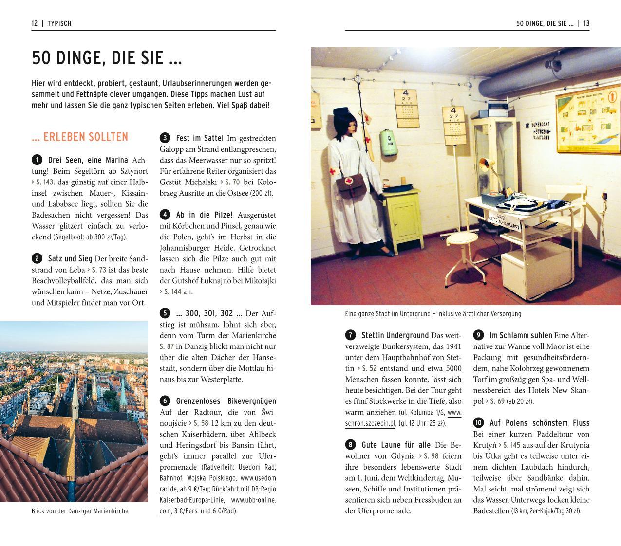 Beispielinhalt (Bild) POLYGLOTT on tour Reiseführer Polnische Ostseeküste/Danzig