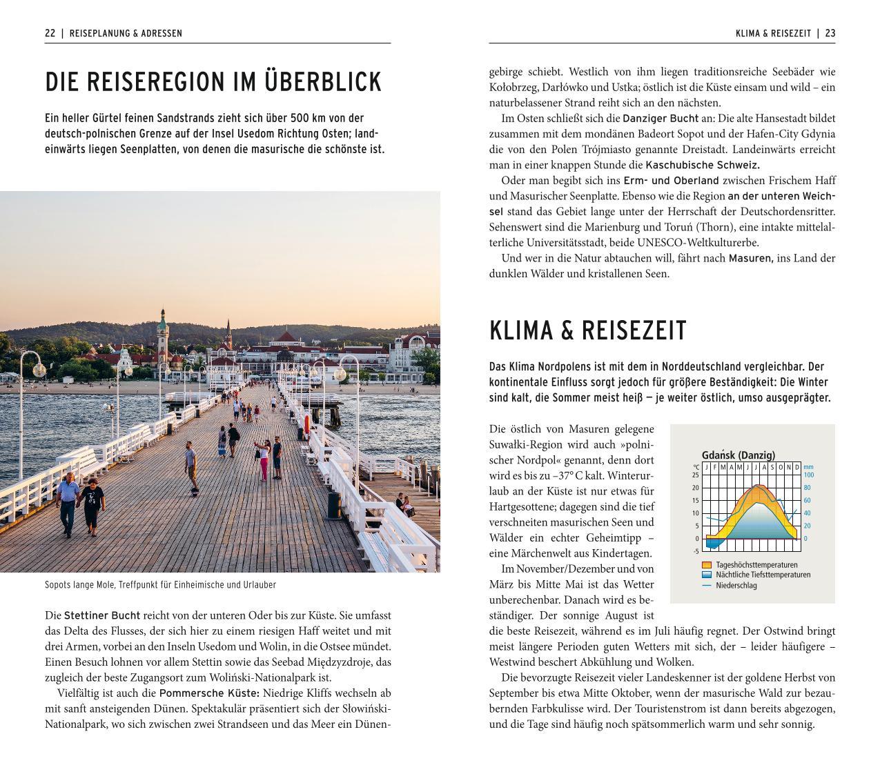 Beispielinhalt (Bild) POLYGLOTT on tour Reiseführer Polnische Ostseeküste/Danzig