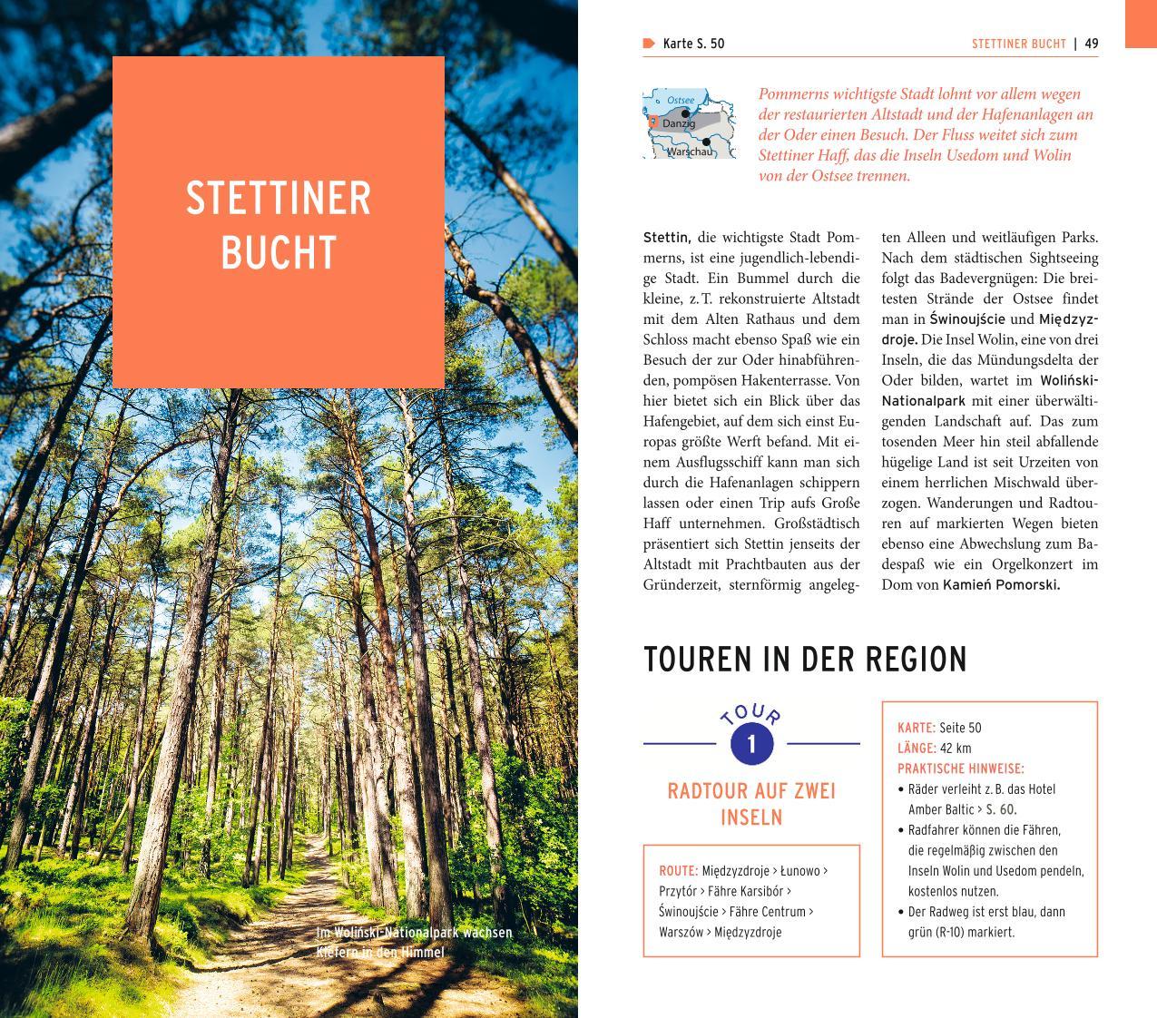 Beispielinhalt (Bild) POLYGLOTT on tour Reiseführer Polnische Ostseeküste/Danzig